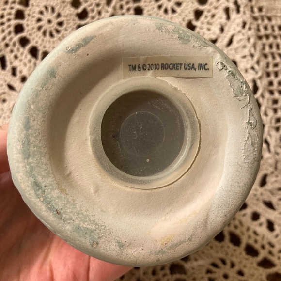 “Be Wise” Owl Bank - Pastel Chalk Paint Eggshell Blue - Picture 9 of 11